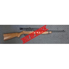 Ruger 10/22 .22LR 18.5" Barrel Semi Auto Rimfire Rifle with Weaver Marksman Scope Used